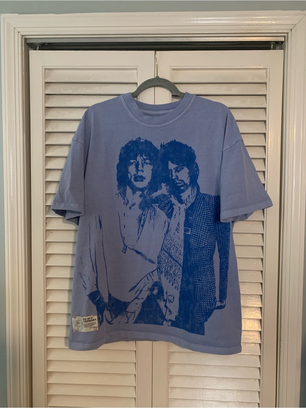 Rolling Stones RS No. 9 Carnaby Mick and Keith graphic shirt